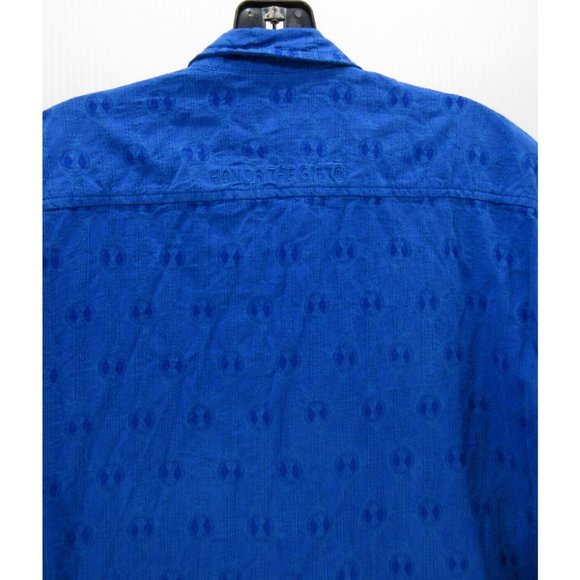 Honor The Gift Shirt Small Button Down Hawaiian Camp Knit Logo Preppy - Picture 8 of 12